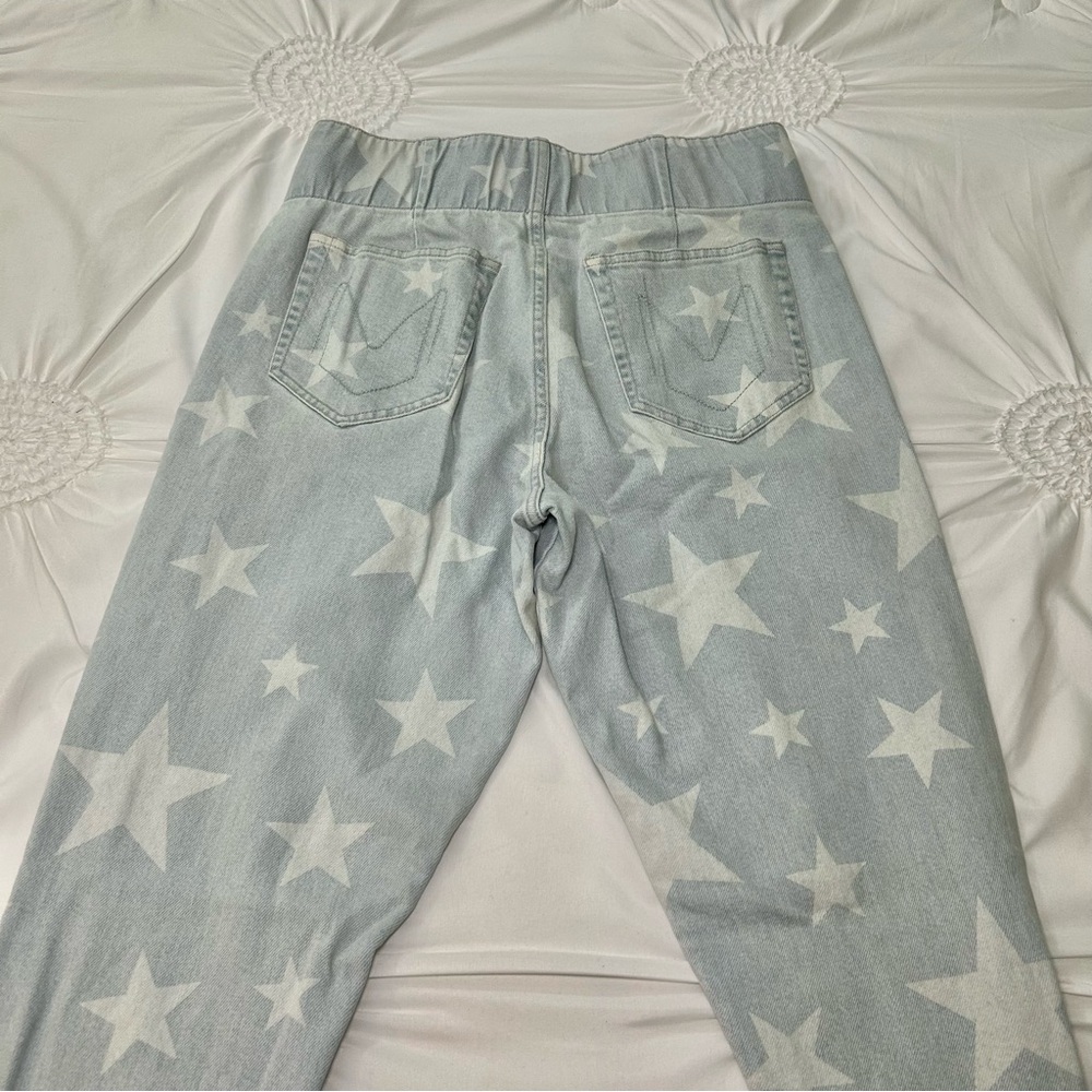 Show Me Your MuMu Berkeley Bell Bottoms You're A Star Flare Light Blue Jeans L - Picture 9 of 11
